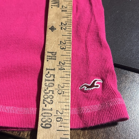 Hollister social stretch pink tank top - Picture 8 of 9